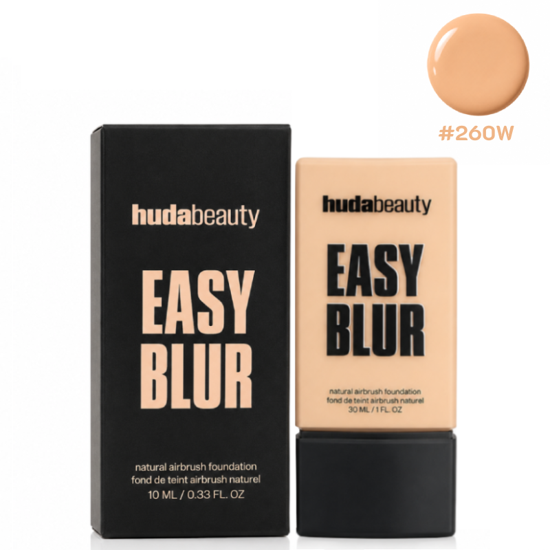 Huda Beauty EASY BLUR NATURAL AIRBRUSH FOUNDATION #260W Cream Puff 30ml